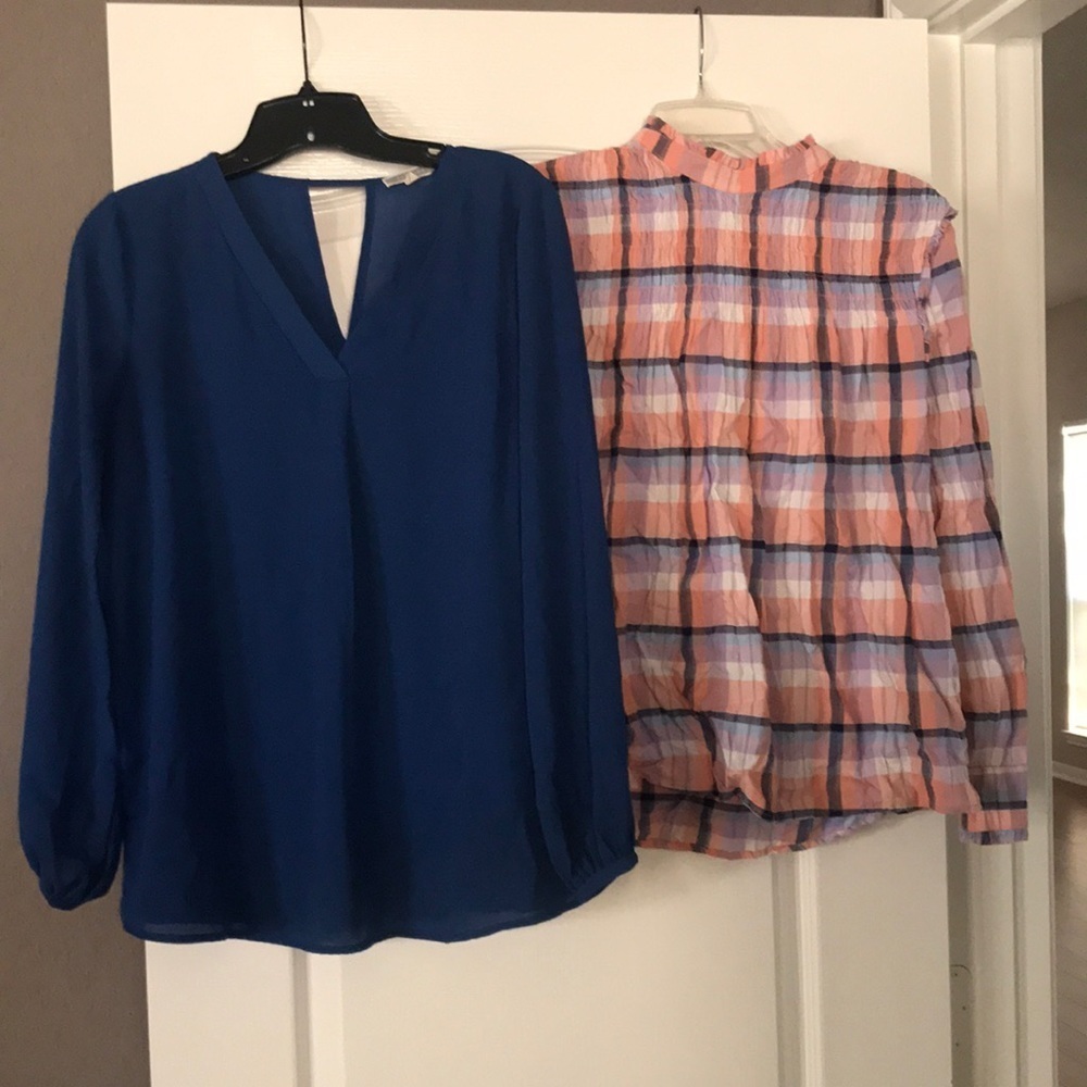 Max Jeans & Pleoine - Bundle of 2 long sleeve blouses EUC size S